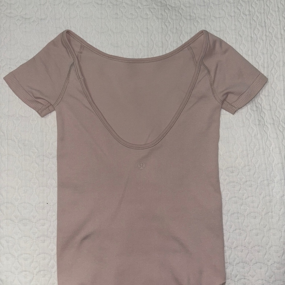 Lululemon rusty rose (light pink) top!!!